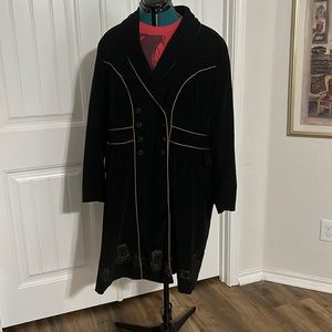 Doctor Who Embroidered TARDIS Corduroy Coat